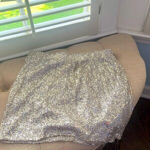 formal glitter skirt